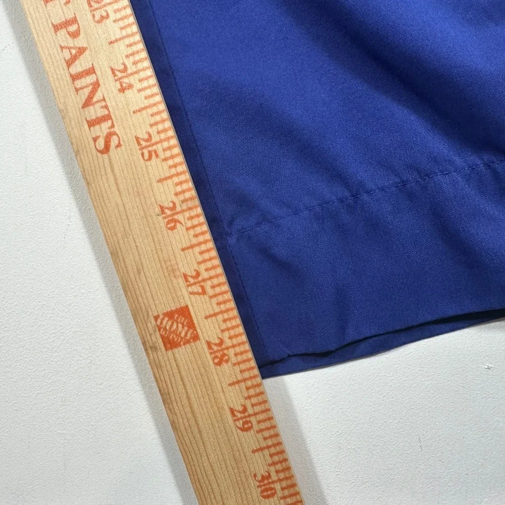 Nike Track Pants Mens XS Snap Button Side Sportswear Royal Blue